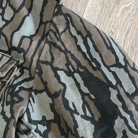 M-65 Tree Bark pattern field jacket men’s sz L, as is - Picture 7 of 16